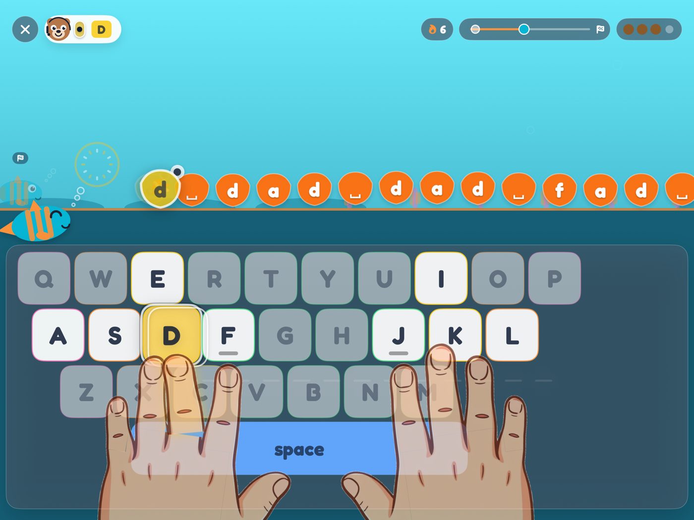 On-screen keyboard mode